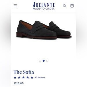 Women’s Suede Custom Made Loafers Size 6.5-7